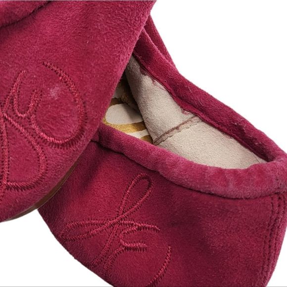 Sam Edelman Felicia Flat in Pink Suede Sz 6M. - Picture 13 of 13